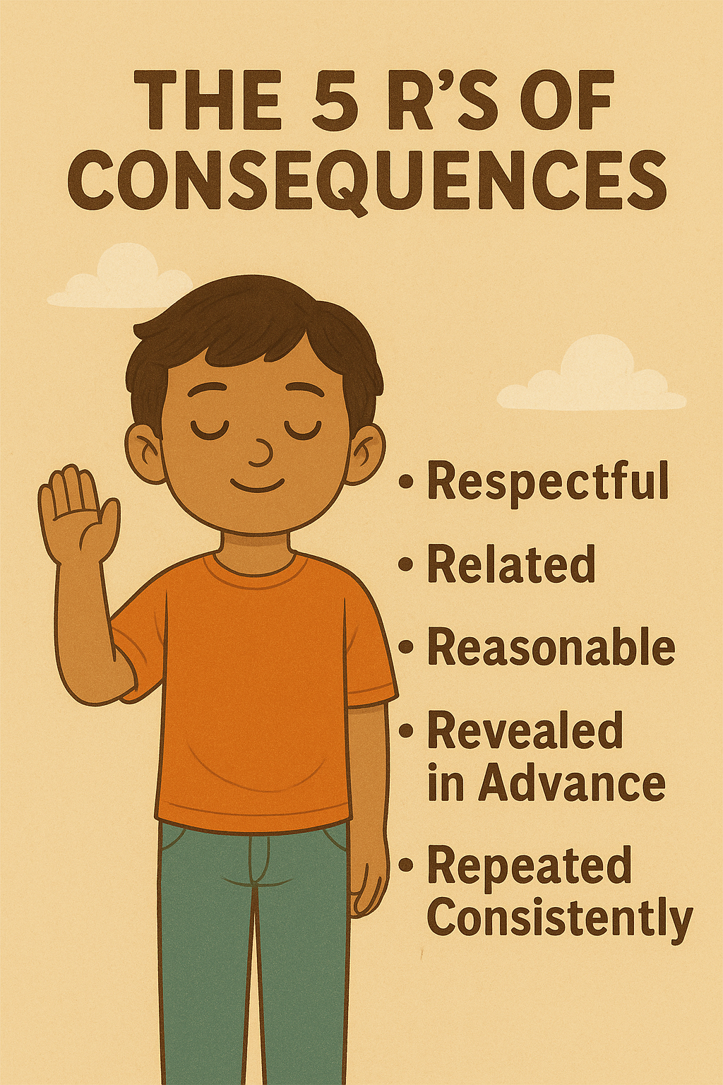 🌱 Mindful Discipline: Using the 5 R’s to Teach Responsibility, Not Fear